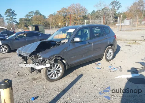 2016 BMW X3 xDrive28I z USA, uszkodzony, nr VIN 5UXWX9C53G0D92842